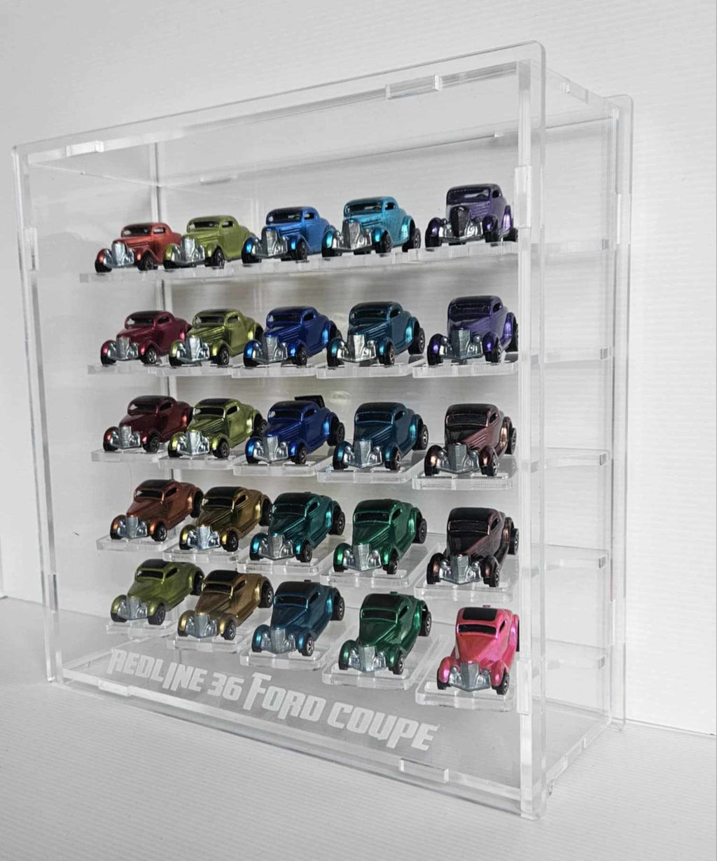 Acrylic Die Cast Display Case 1:64 (5x5) 25 Cars