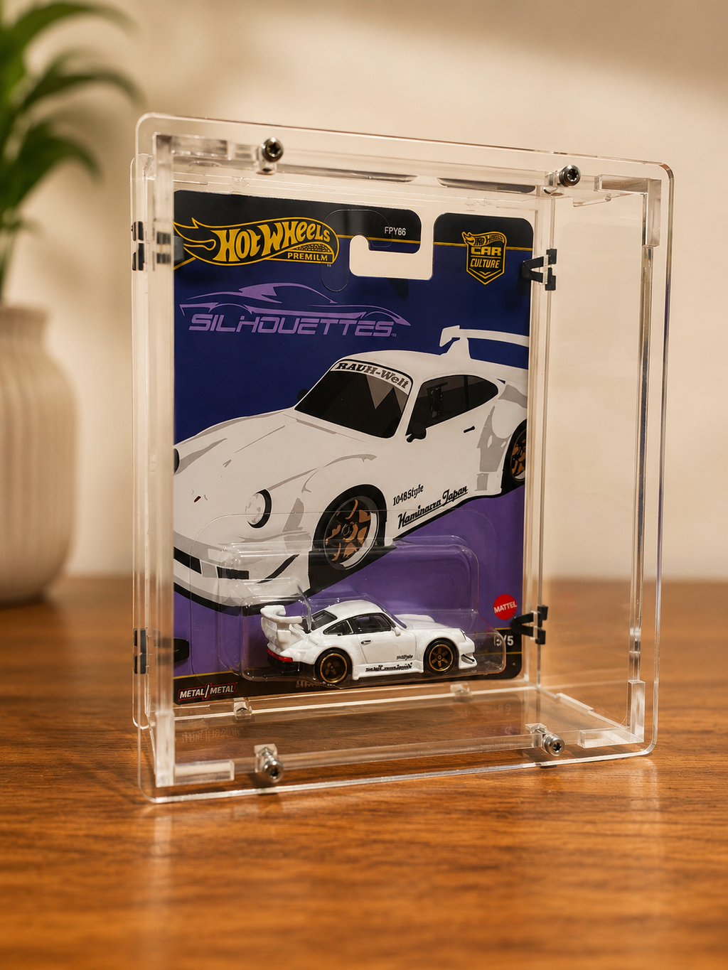Acrylic Carded Die Cast Car Display Case 1:64 (Premium)