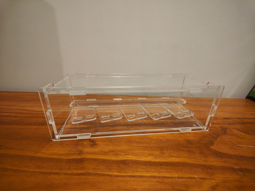 1 X 5 desktop display case