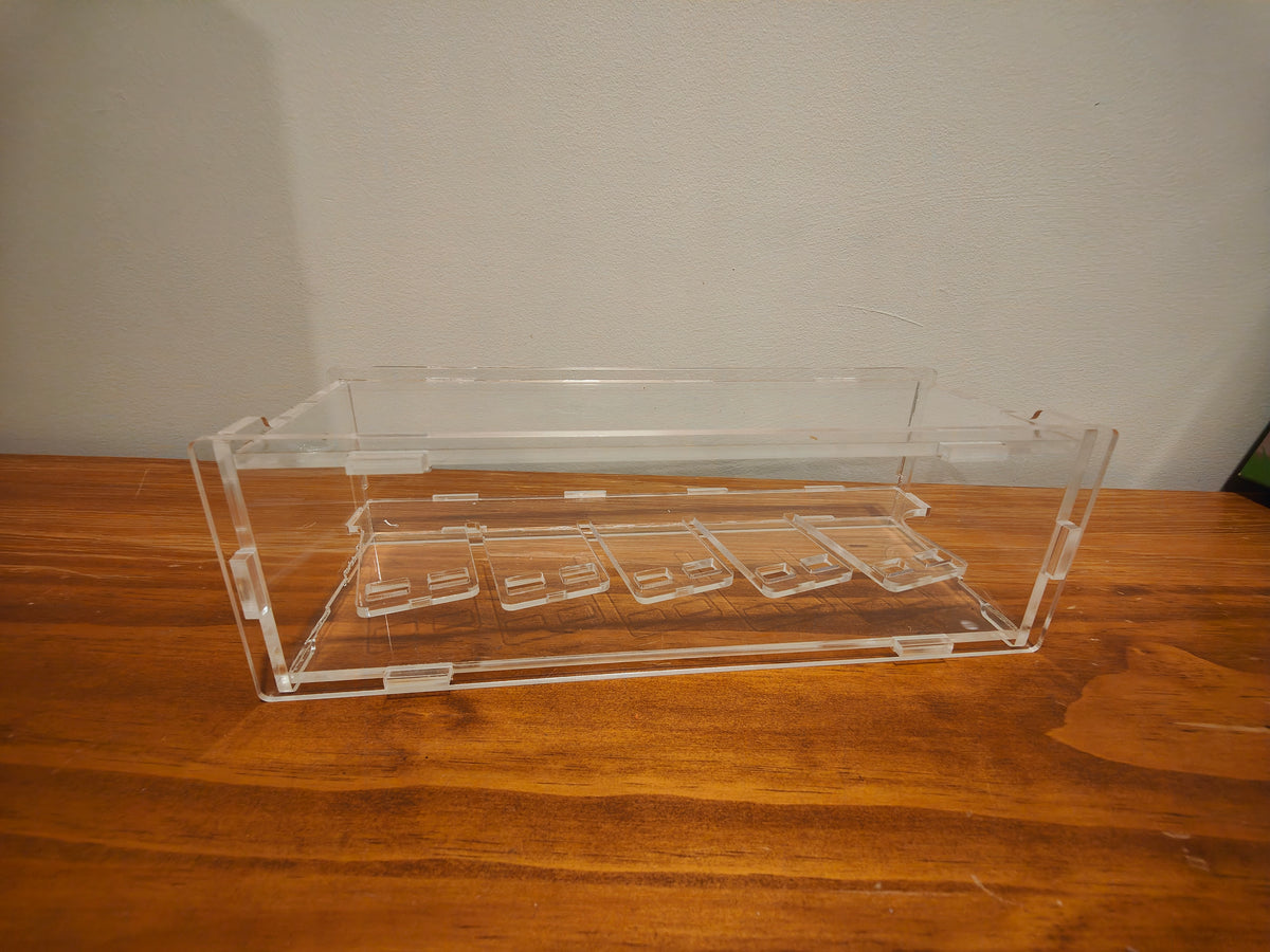 1 X 5 desktop display case